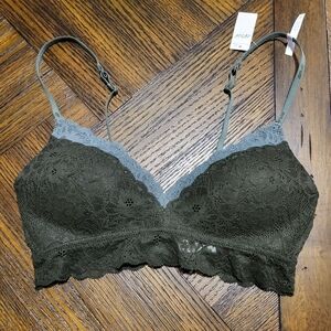 New Aerie Wireless Lightly Padded Lace Bra